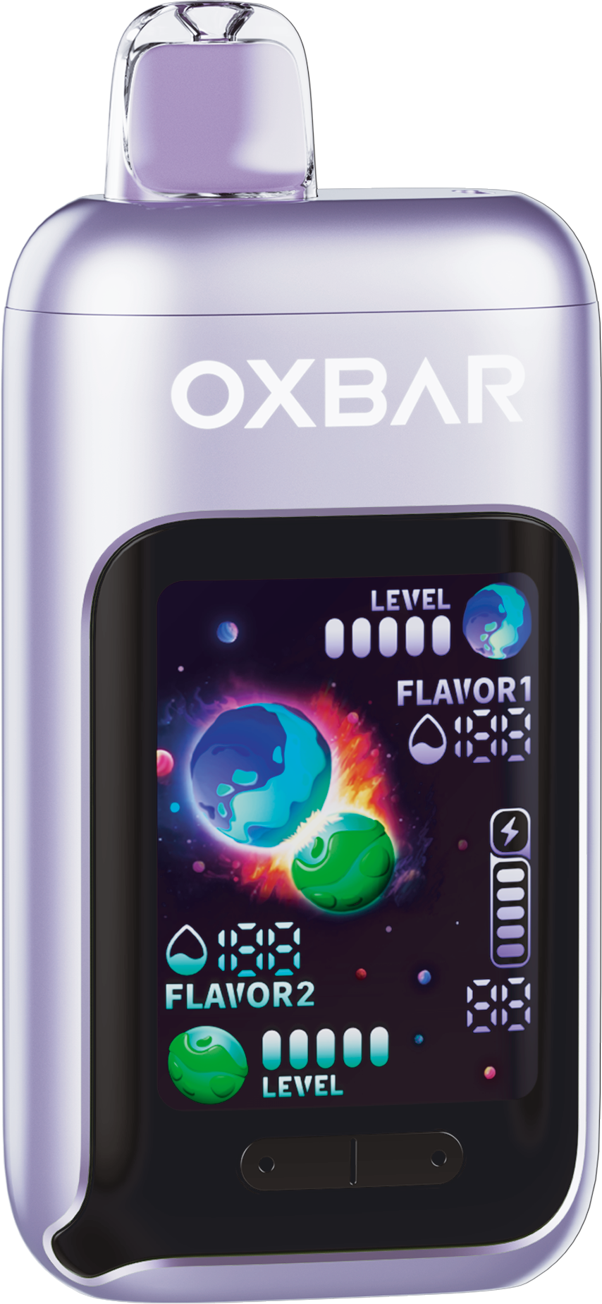 Oxbar DualBlend 55K - Grape Ice Watermelon Ice vape desechable 50,000 puffs 50mg nicotina en Panamá - precio $25 - envío gratis - 100% original