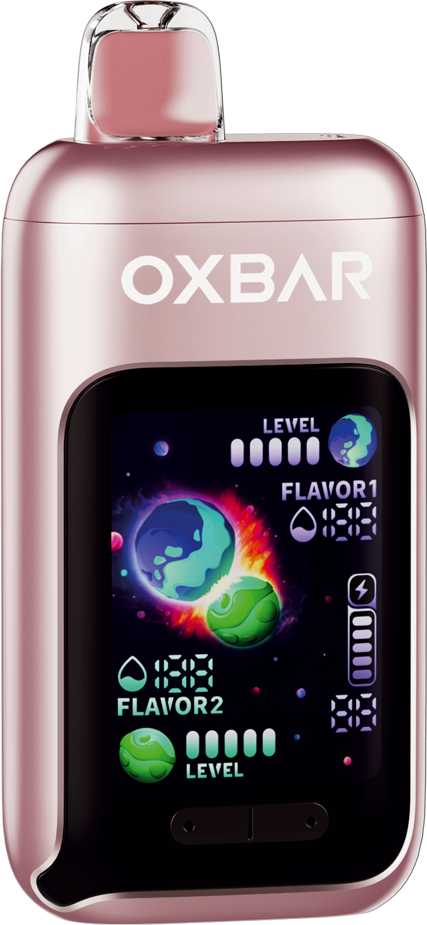 Oxbar DualBlend 55K - Strawberry Watermelon Ice Mint vape desechable 50,000 puffs 50mg nicotina en Panamá - precio $15 - envío gratis - 100% original