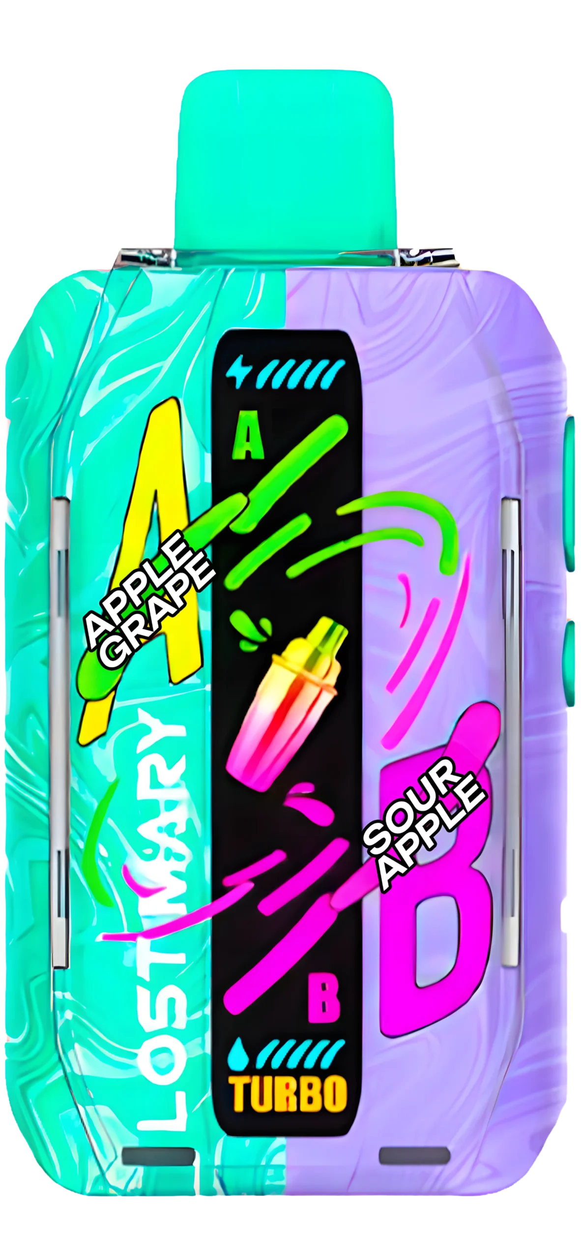 LostMary Mixer+ - Apple Grape Sour Apple vape desechable 30,000 puffs 50mg nicotina en Panamá - precio $18 - envío gratis - 100% original