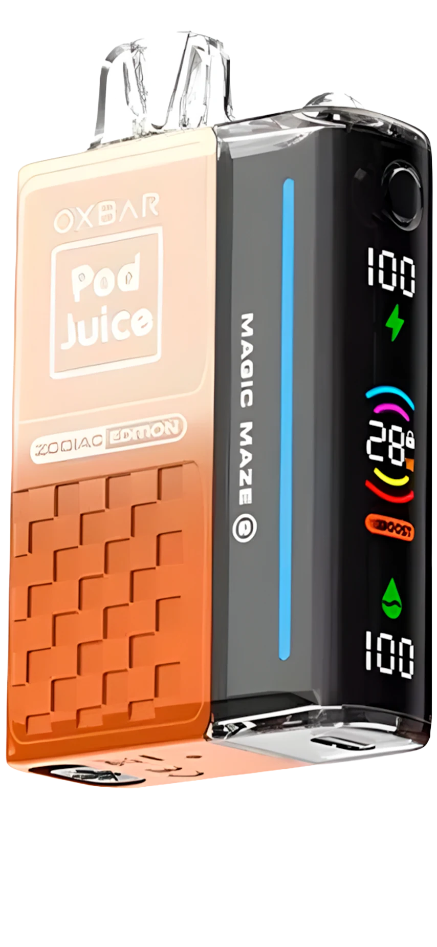 Oxbar Magic Maze 2.0 POD JUICE - Juicy Mango Burst vape desechable 30,000 puffs 50mg nicotina en Panamá - precio $18 - envío gratis - 100% original