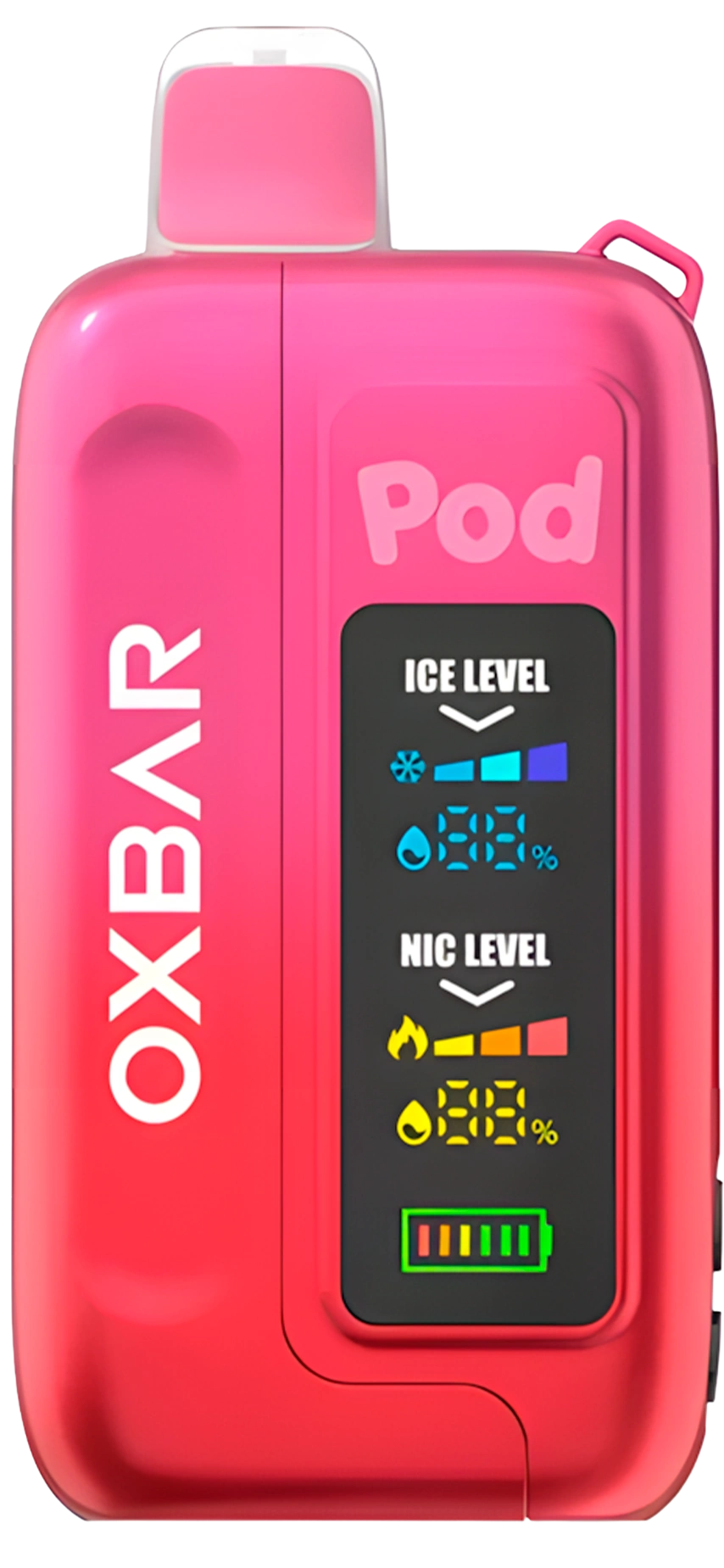Oxbar Ice-Nic POD JUICE - Strawberry Pink Cherry vape desechable 35,000 puffs 50mg nicotina en Panamá - precio $20 - envío gratis - 100% original